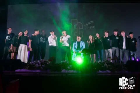 Backstage REC Film Festival — ospiti sul palco